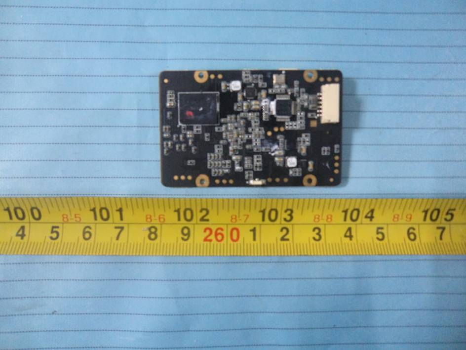 PCB with main processor and power management ICs.