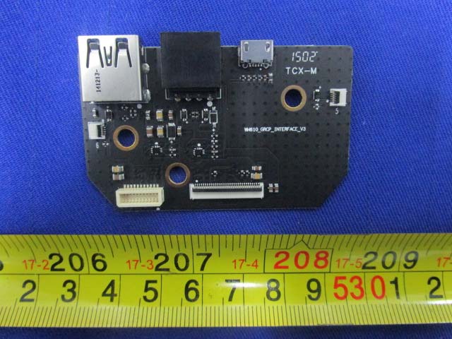 Expansion board with micro USB and SD card interfaces.