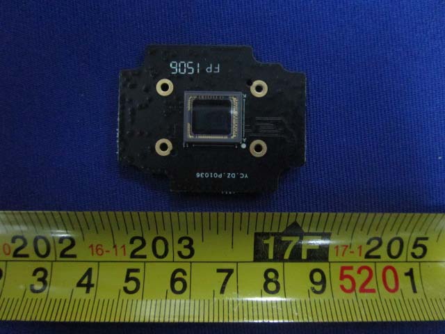 Image sensor PCB optimized for stable aerial imaging.