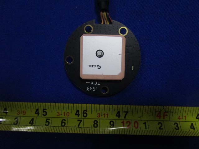 Ceramic patch antenna module for GNSS navigation.