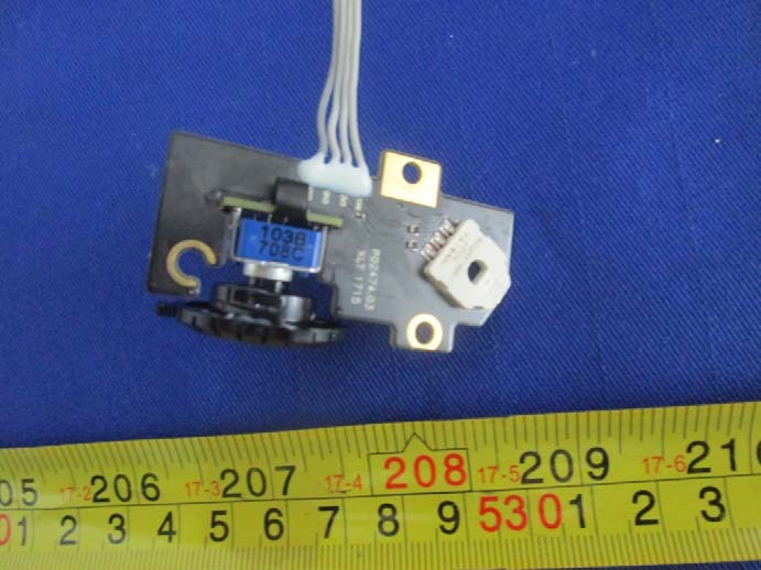 Rotary encoder PCB for user input, robust modular construction.