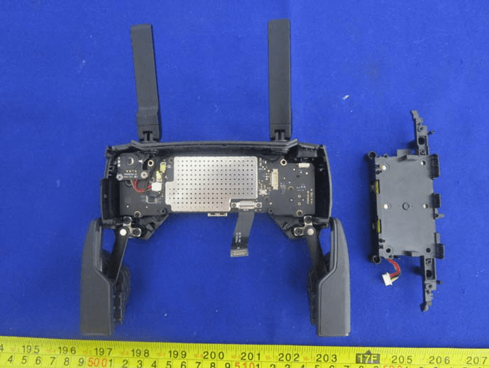 Main board with EMI shield and dual-band antenna connectors.