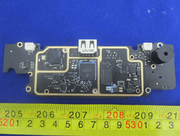 Core processing board with Xilinx FPGA/SoC and antenna connectors.