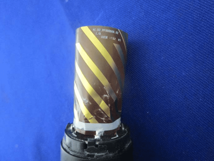 Flexible printed circuit (FPC) for motor or sensor interconnection.