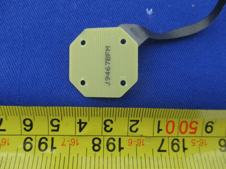 Octagonal GNSS patch antenna for RTK positioning.