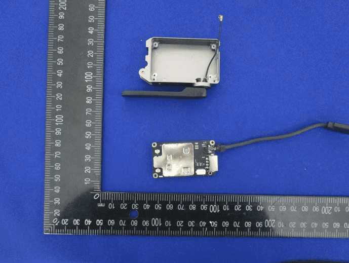 Shielded RF module with antenna connector and precision PCB layout.
