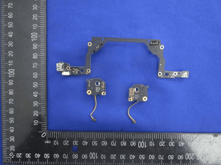 Compact vision and proximity sensor PCBs for obstacle avoidance system.