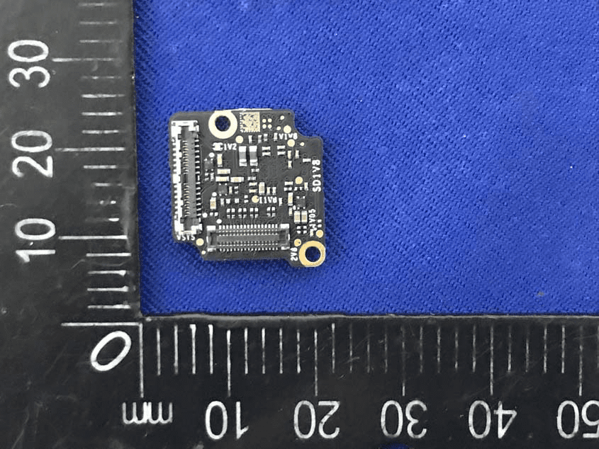 Compact board with FPC connectors—likely camera or sensor interface.