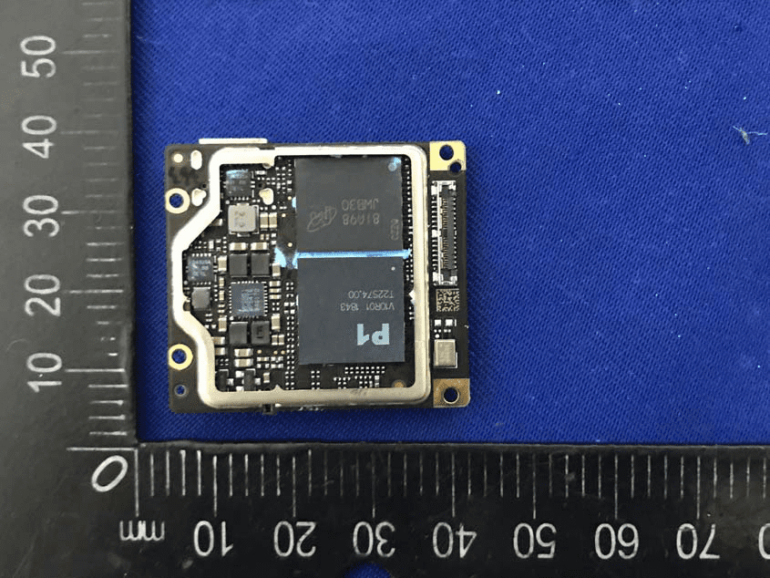 SoC, memory, and EMI shield—high-speed processing board.