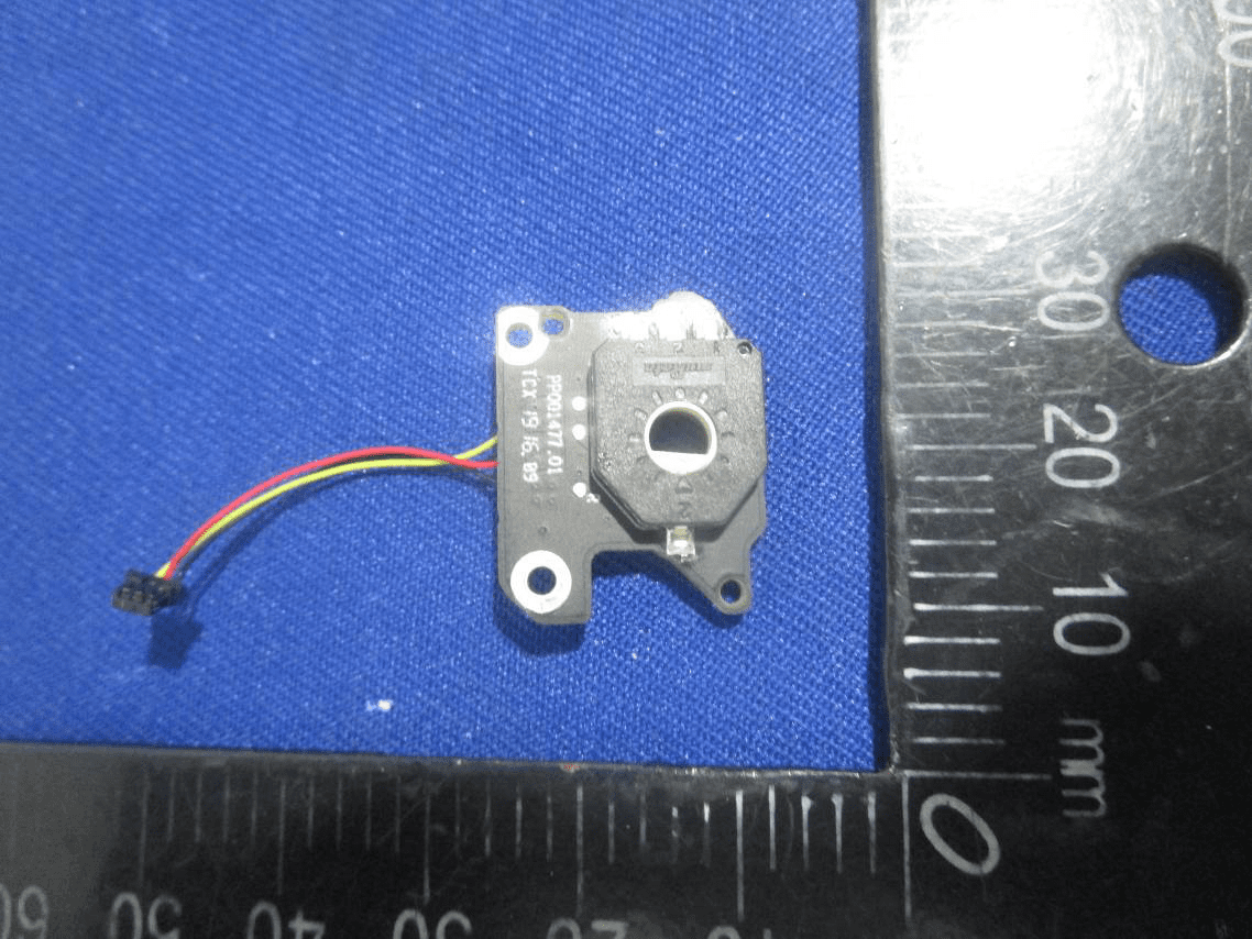Downward vision or ToF sensor module with compact, robust PCB design.