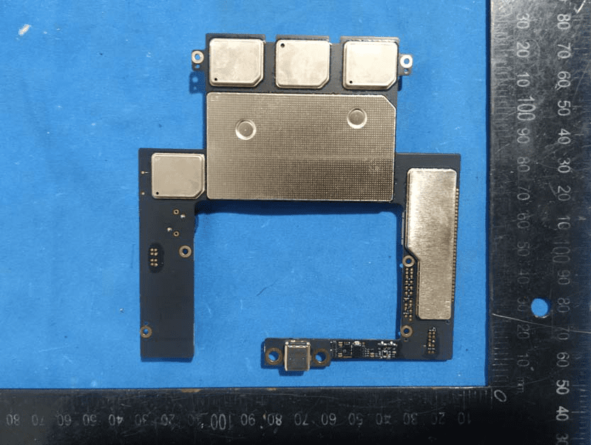 Multi-layer PCB with extensive EMI shielding and modular sensor interface.