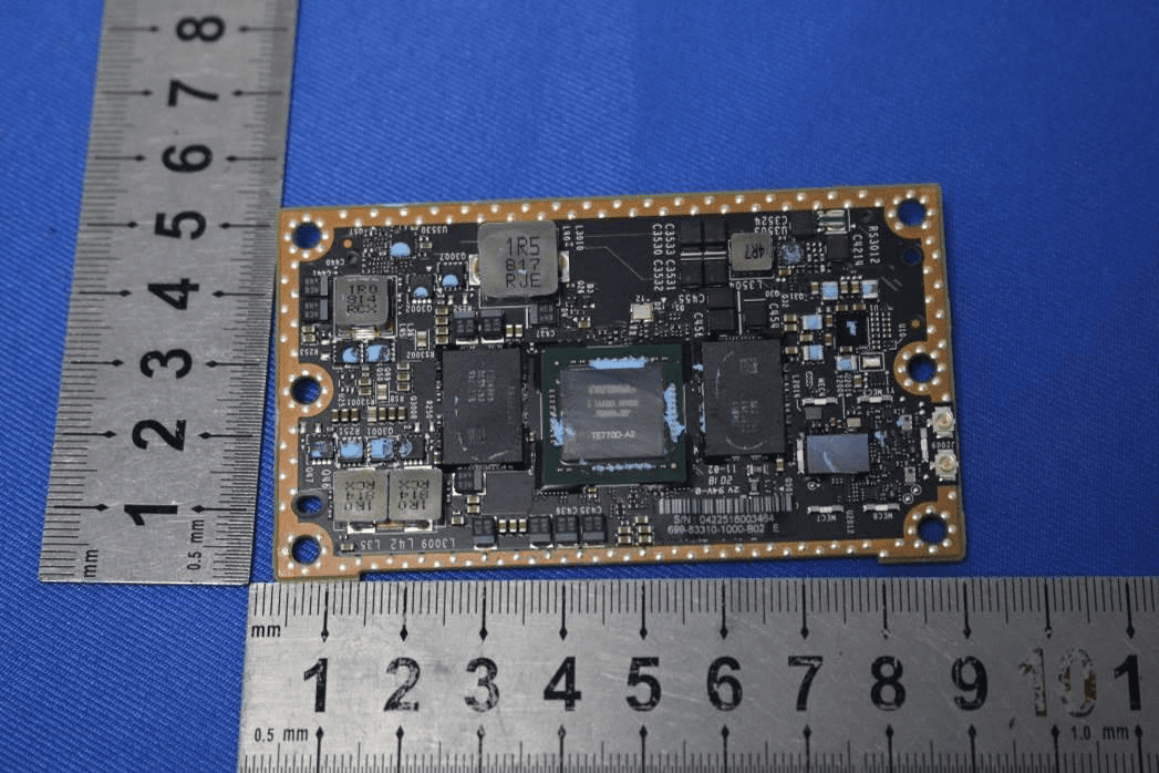 Compute module with NVIDIA SoC, high-speed memory, and advanced PCB design.