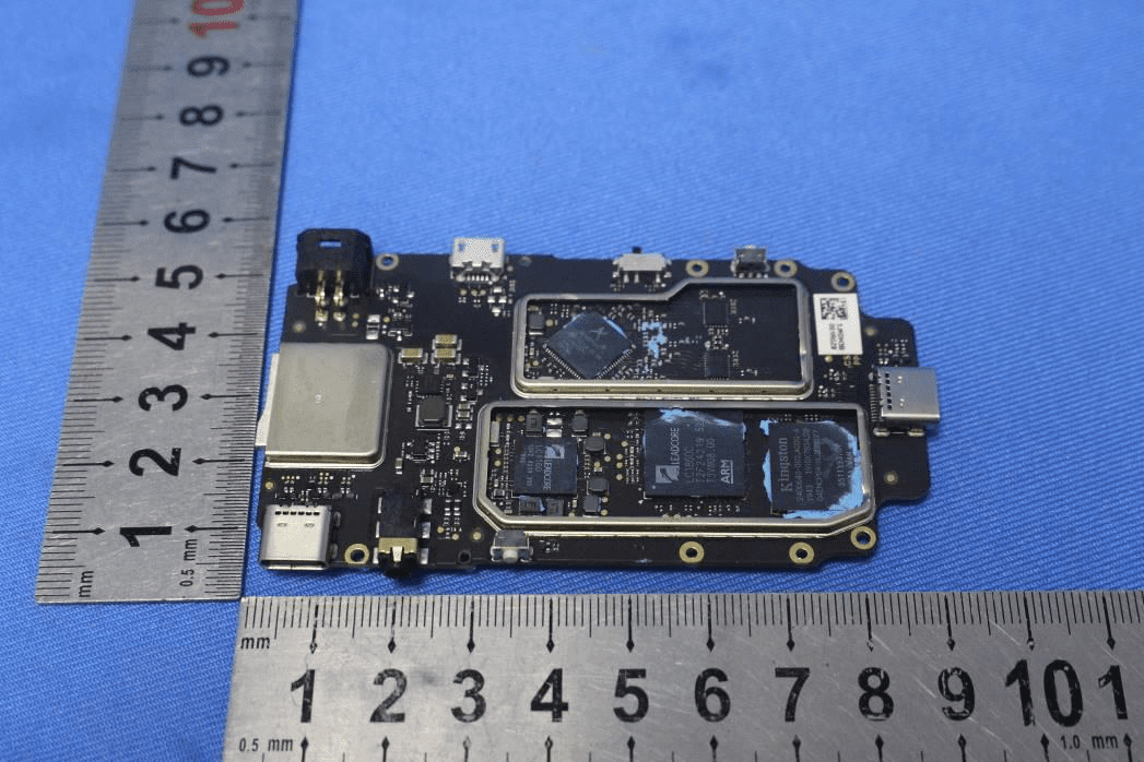 Mainboard with ARM SoC, Micron memory, and advanced connectivity interfaces.