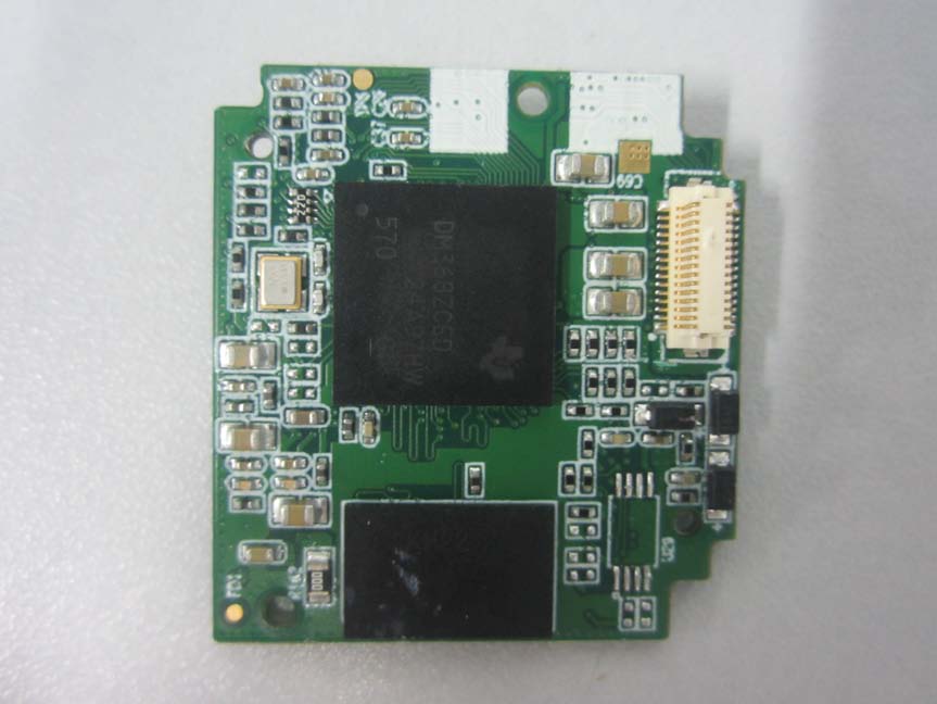 Video processing PCB with TI DM368 SoC and memory