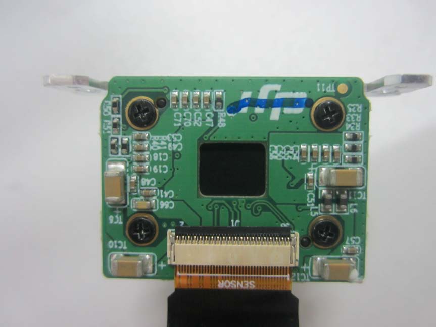 Sensor interface PCB with FPC connector and power filtering