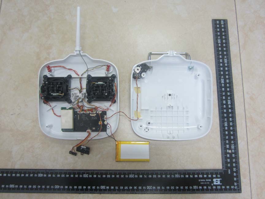 PCB with MCU/SoC and external antenna connection.