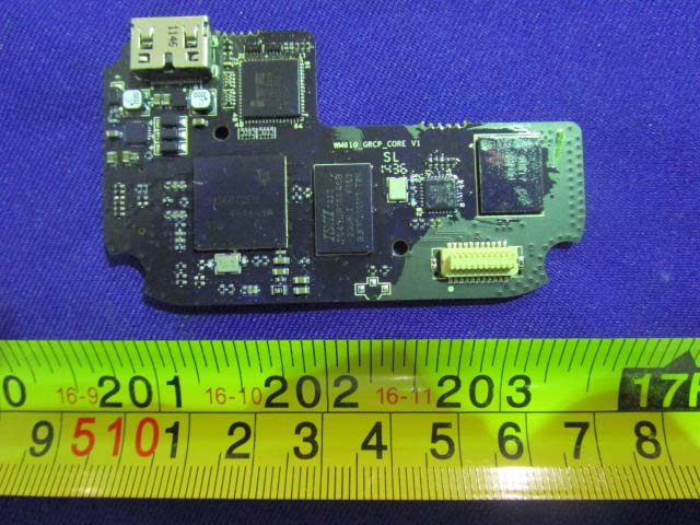 PCB with processor and connectors for modular integration.
