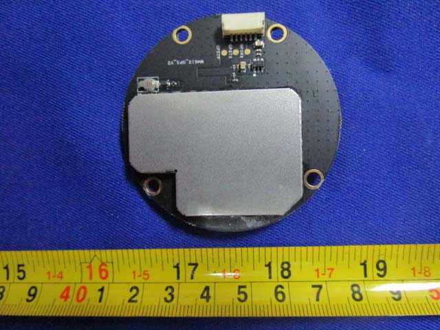 Circular, shielded PCB likely for GNSS or critical RF functionality.