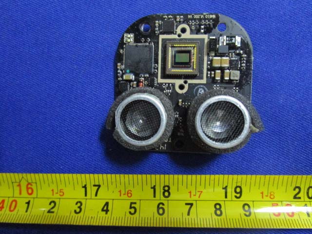 Ultrasonic and optical sensor module for obstacle detection and altitude hold.