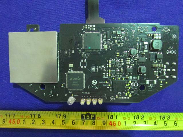 Video processing PCB with Artosyn SoC and large RF shield can.