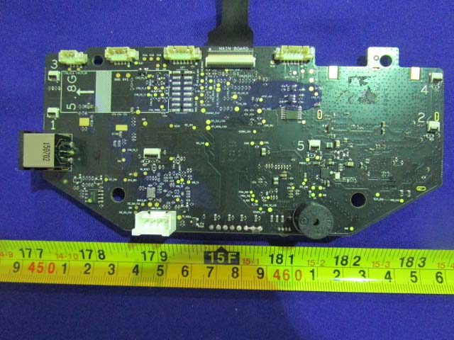 5.8 GHz RF board with shielded section and modular connectors.