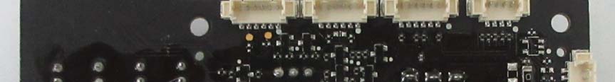 Signal distribution PCB with modular connectors and SMD components.