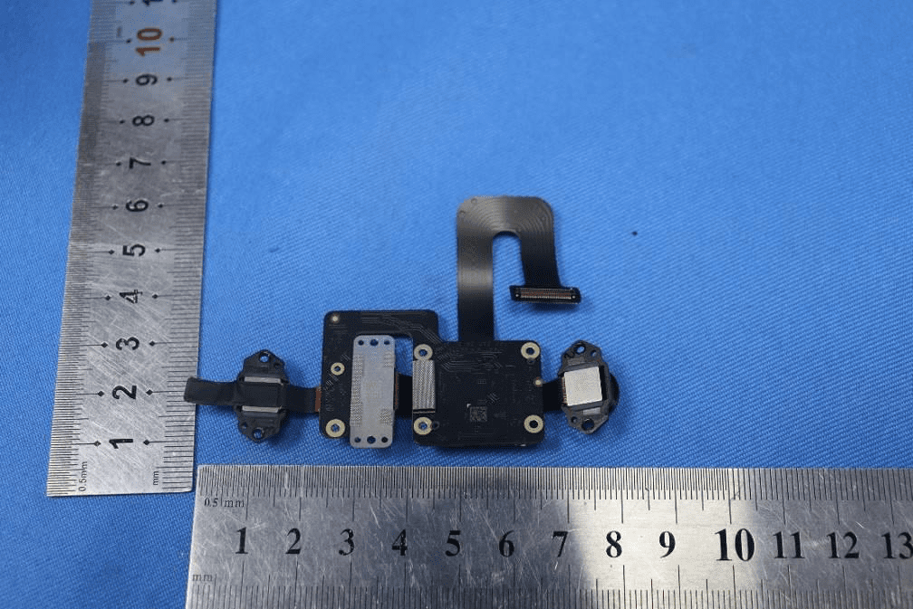 Shielded camera or sensor module with flex cable integration.