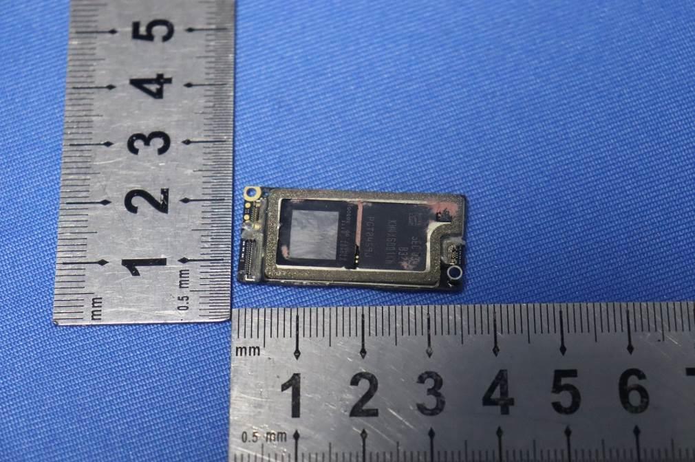 Compact PCB with Shielded IC for Data Processing.