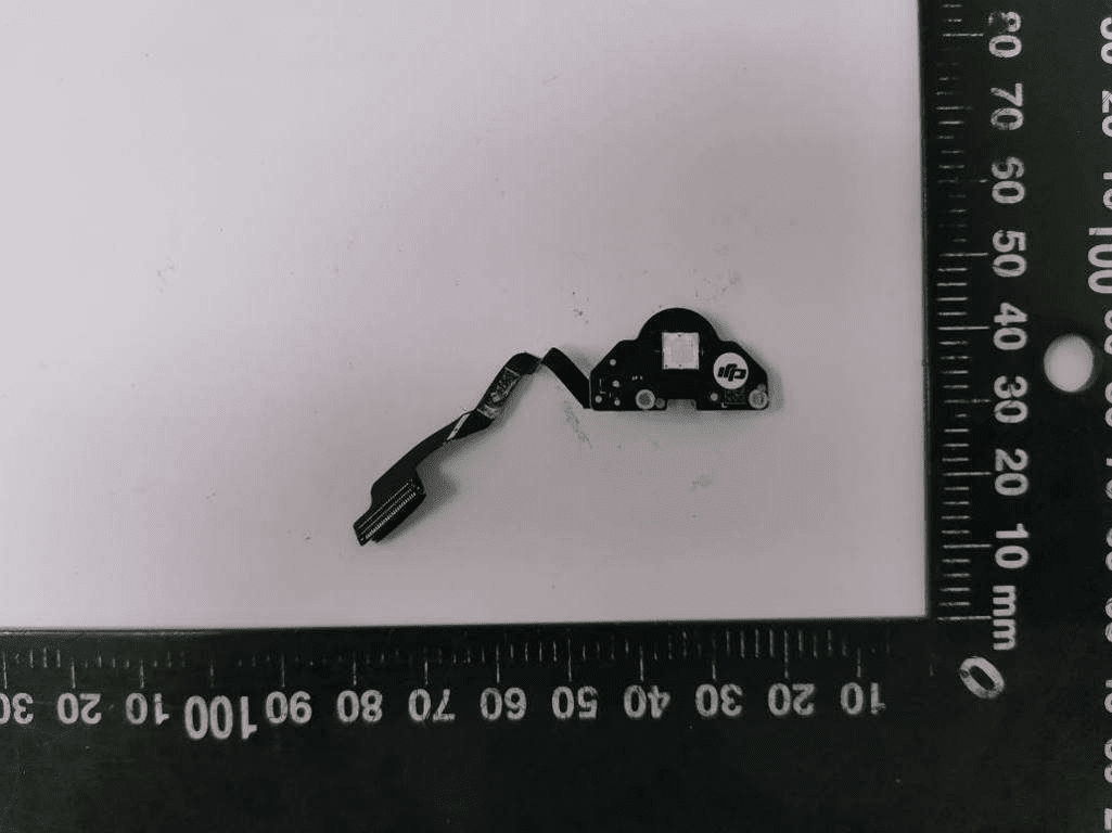 Compact sensor or indicator module with flex cable for tight integration.